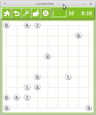 Numberlink Example 1