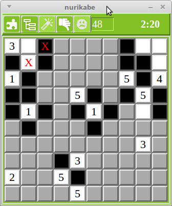 Nurikabe Example 3
